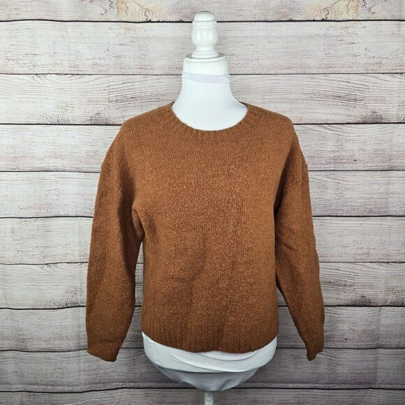 Everlane The Teddy Wool Blend Crew Neck Boucle Sweater Large - Picture 1 of 9